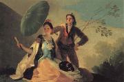 Francisco de goya y Lucientes The Parasol France oil painting artist